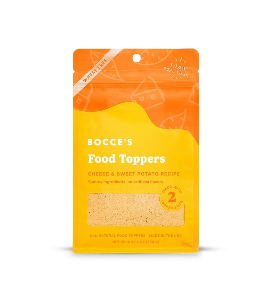 Pet Food Bocce's Bakery | Bocce'S Bakery Cheese & Sweet Potato Food Topper 8Oz