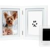 For The Home Pearhead™ | Dog Or Cat Paw Print Pet Keepsake Photo Frame With Pet Pawprint Imprint Kit