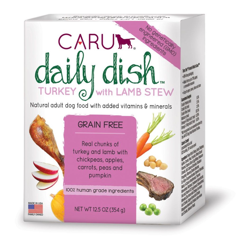 Pet Food Caru® Pet Food | Caru Daily Dish Turkey With Lamb Stew For Dogs 12.5 Oz.