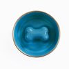 Bowls & Feeding Supplies Jax & Bones | Jax & Bones Bone Slow Feeder Bowl Blue Small