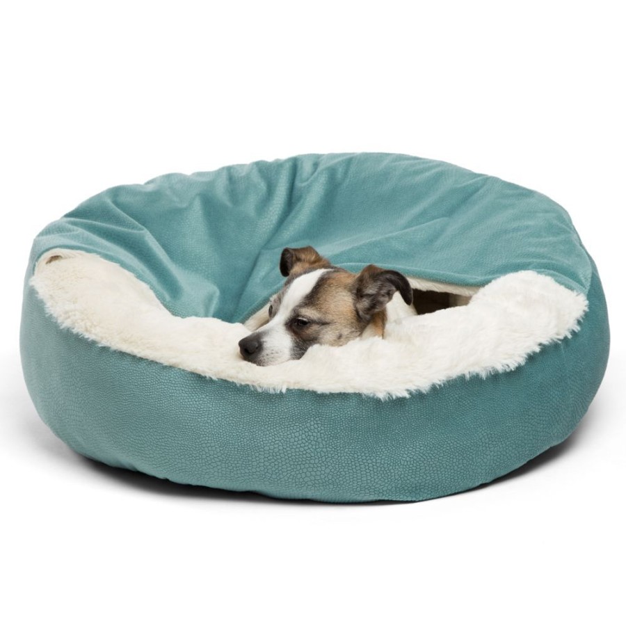 Beds, Crates, Etc. Best Friends By Sheri | Cozy Cuddler Ilan Cat And Dog Bed, Tidepool, 24X24