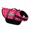 Health & Safety Paws Aboard | Paws Aboard Dog Life Jacket - Pink Polka Dot