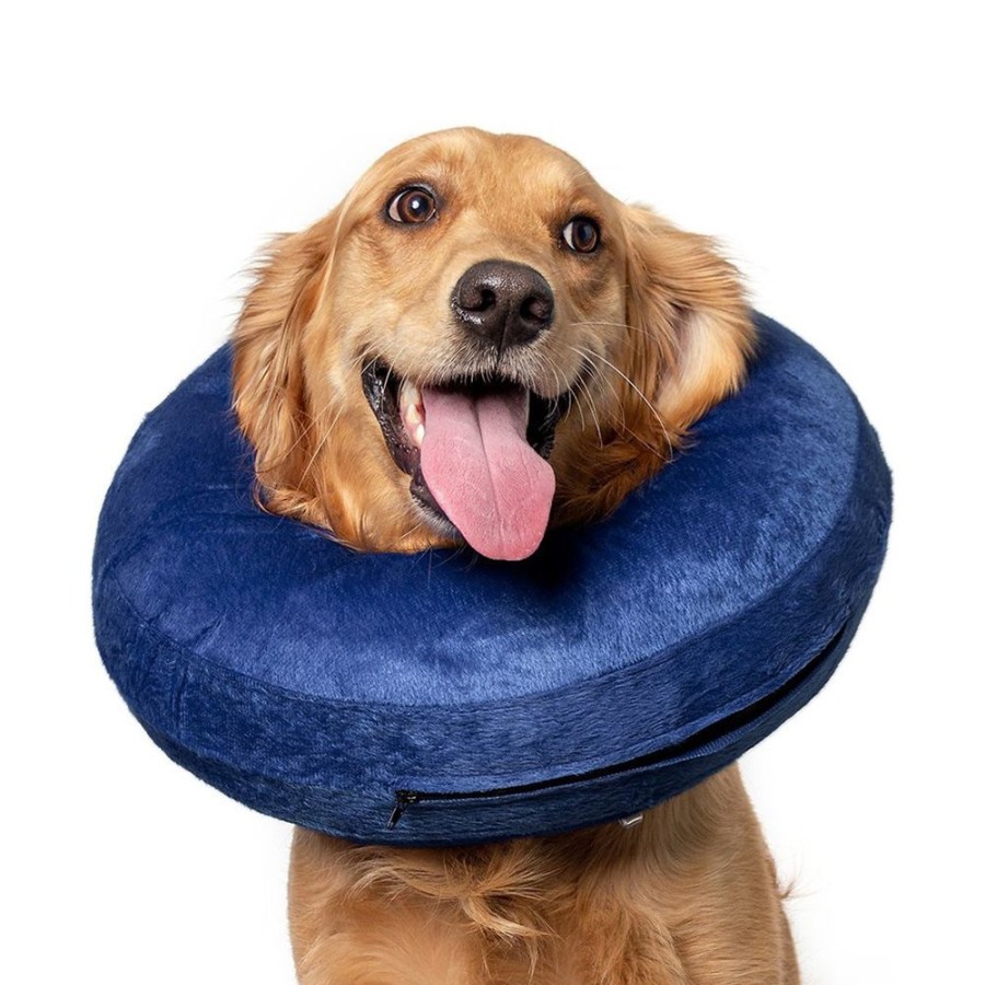 Health & Safety Calm Paws | Calm Paws Protective Inflatable Collar W/ Calming Disk For Dogs