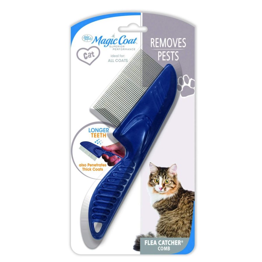 For Cats & Other Critters Four Paws | Four Paws Cat Long Tooth Flea Comb