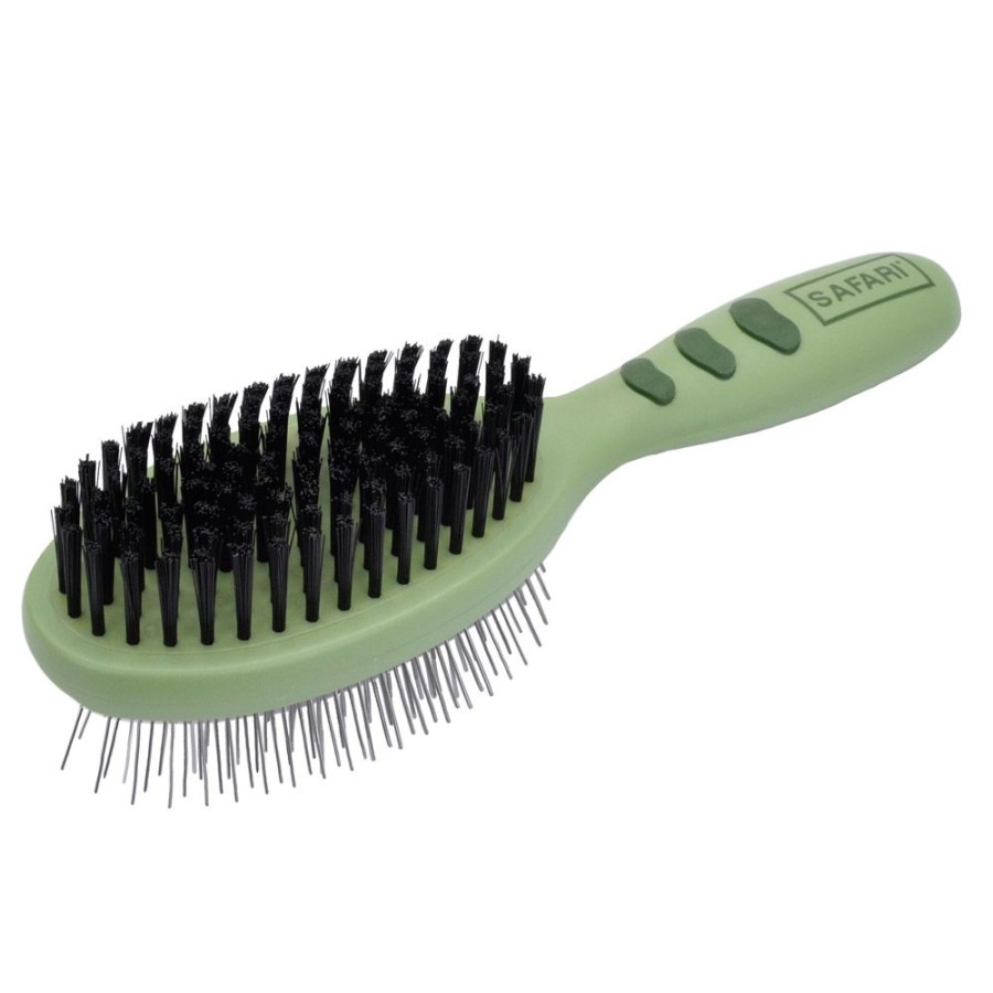 Grooming & Shampoos Safari® | Safari® Pin And Bristle Combo Dog Brush