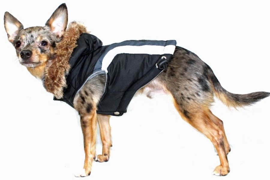 Pet Apparel Hip Doggie Inc. | Swiss Alpine Ski Vest - Black