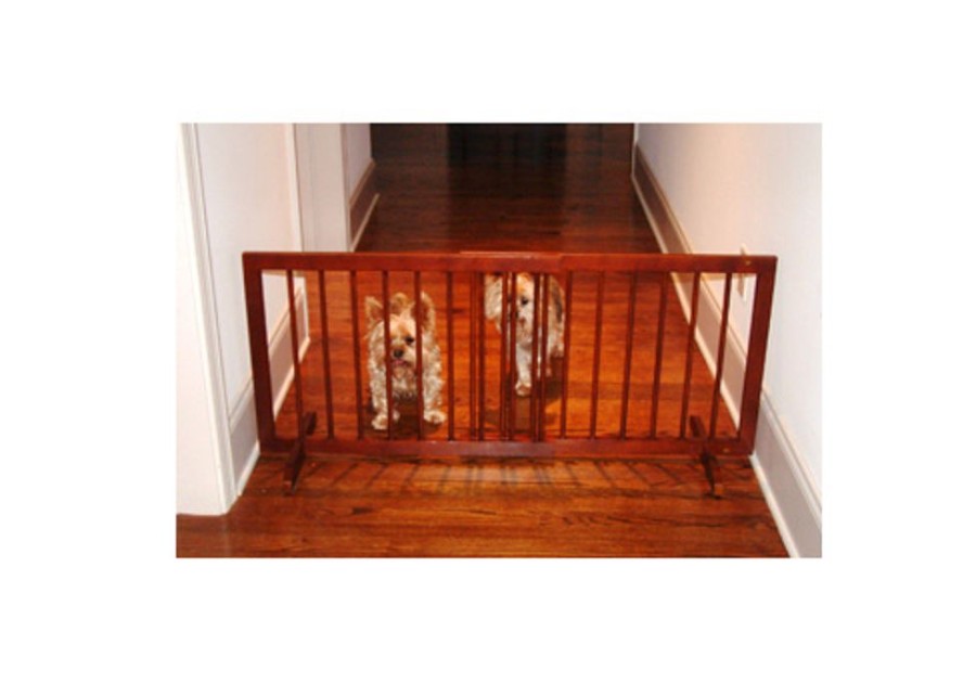 For The Home Cardinal Gates, Inc. | Step Over Gate - Walnut