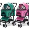 Totes & Carriers Dogline | Dogline Executive Pet Stroller + Removable Cradle