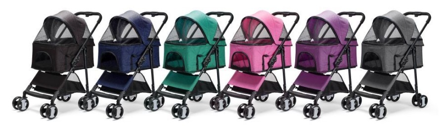 Totes & Carriers Dogline | Dogline Executive Pet Stroller + Removable Cradle