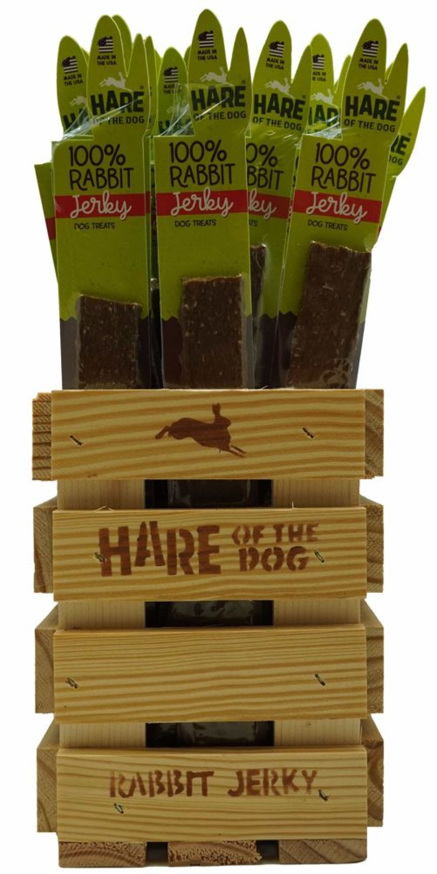 Retail Solutions Hare of the Dog | Htd Rabbit Jerky Pos - (36 Piece In Display)