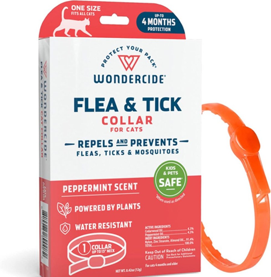 Grooming & Shampoos Wondercide | Wondercide Flea & Tick Collar For Cats - Peppermint