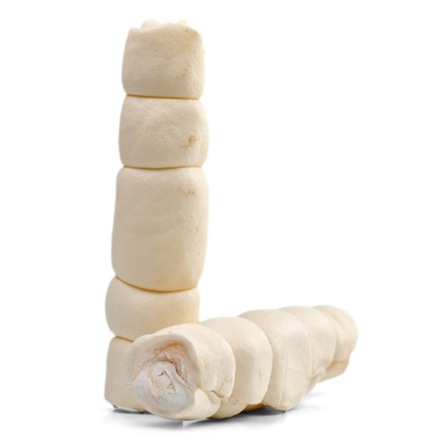 Treats SuperCan Bullysticks | 12" Cheek Rolls - Natural