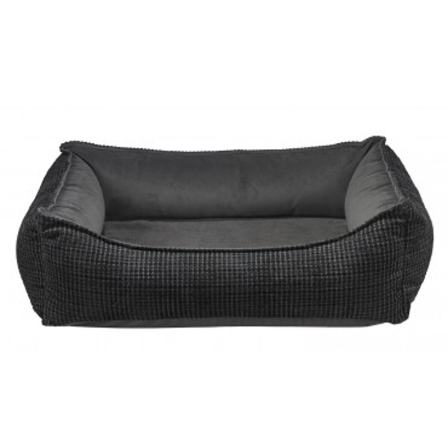 Beds, Crates, Etc. Bowsers Pet Products | Iron Mountain Performance Chenille Oslo Ortho Bed With Ash Inside