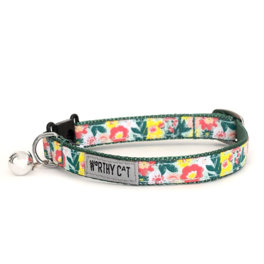 For Cats & Other Critters The Worthy Dog | Spring Bouquet Cat Collar