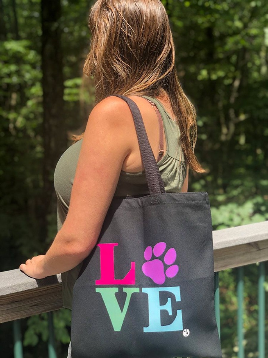 Stuff For Humans Passionately Pets | Love Canvas Tote Bag