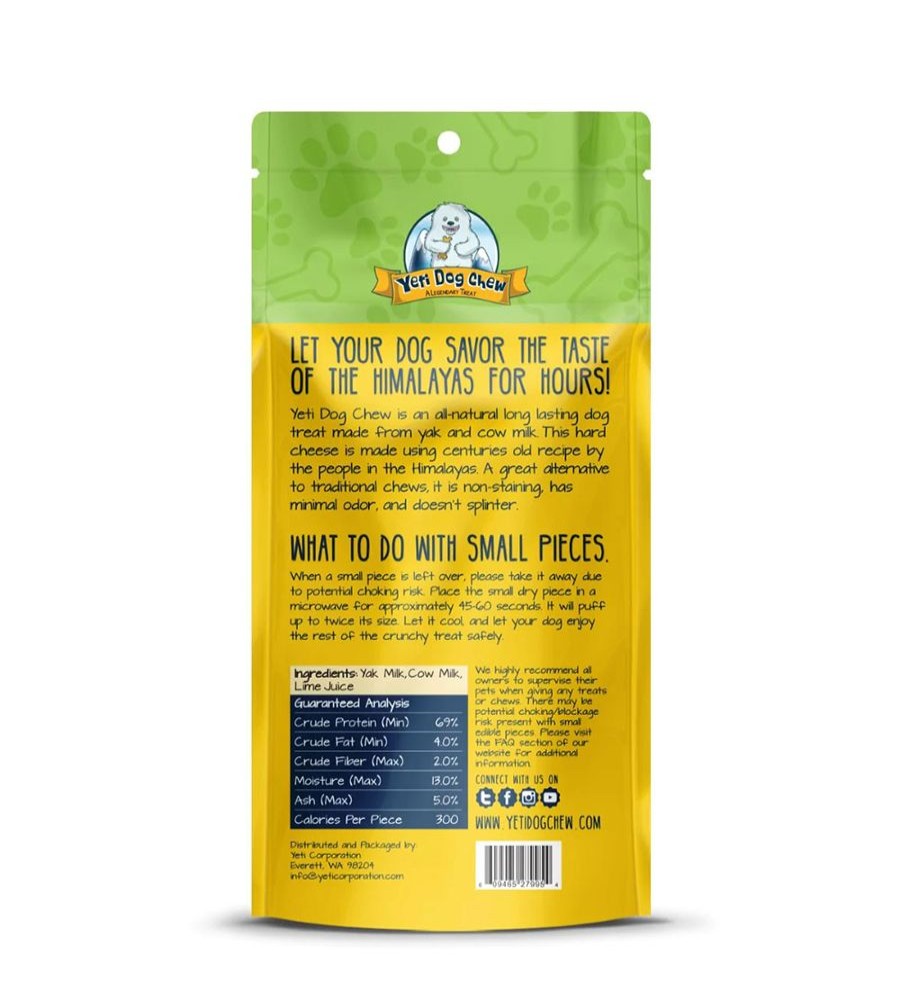 Treats Yeti Dog Chew | Yeti Dog Chew 2Pc Medium Chews 5Oz Bag