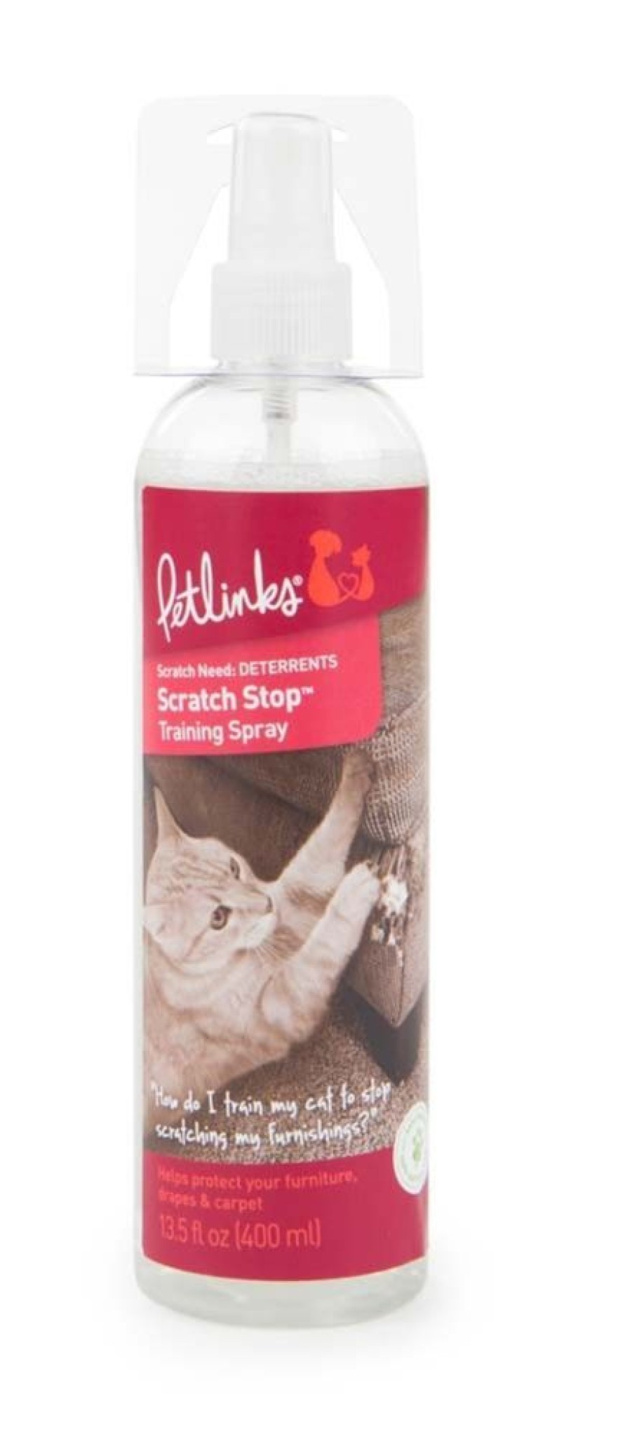 For The Home Petlinks | Petlinks Scratch Stop Cat Scratching Deterrent Spray 1Ea/13.5 Oz