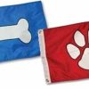 Health & Safety Paws Aboard | Paws Aboard Red Paw Flag, Blue Bone Or Pirate Flag