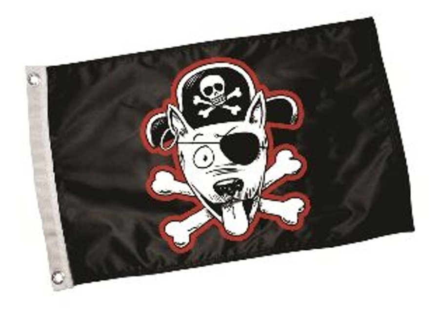 Health & Safety Paws Aboard | Paws Aboard Red Paw Flag, Blue Bone Or Pirate Flag