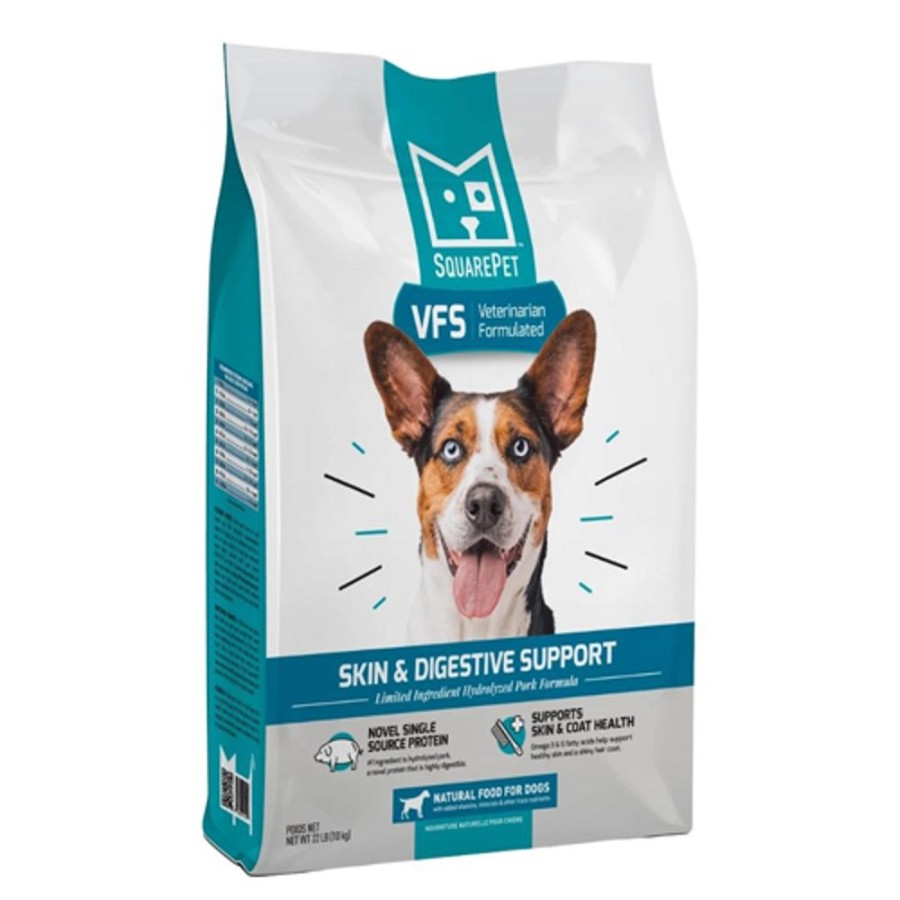 Pet Food Square Pet | Squarepet Vfs Skin/Digest 22Lb Dog (Hydrlzd Pork)