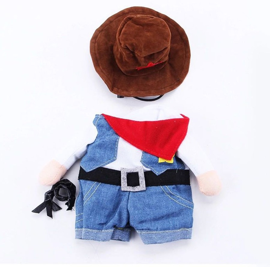 Pet Apparel (Continued) Pet Life | Rodeo Bones' Cowboy Pet Dog Costume Uniform