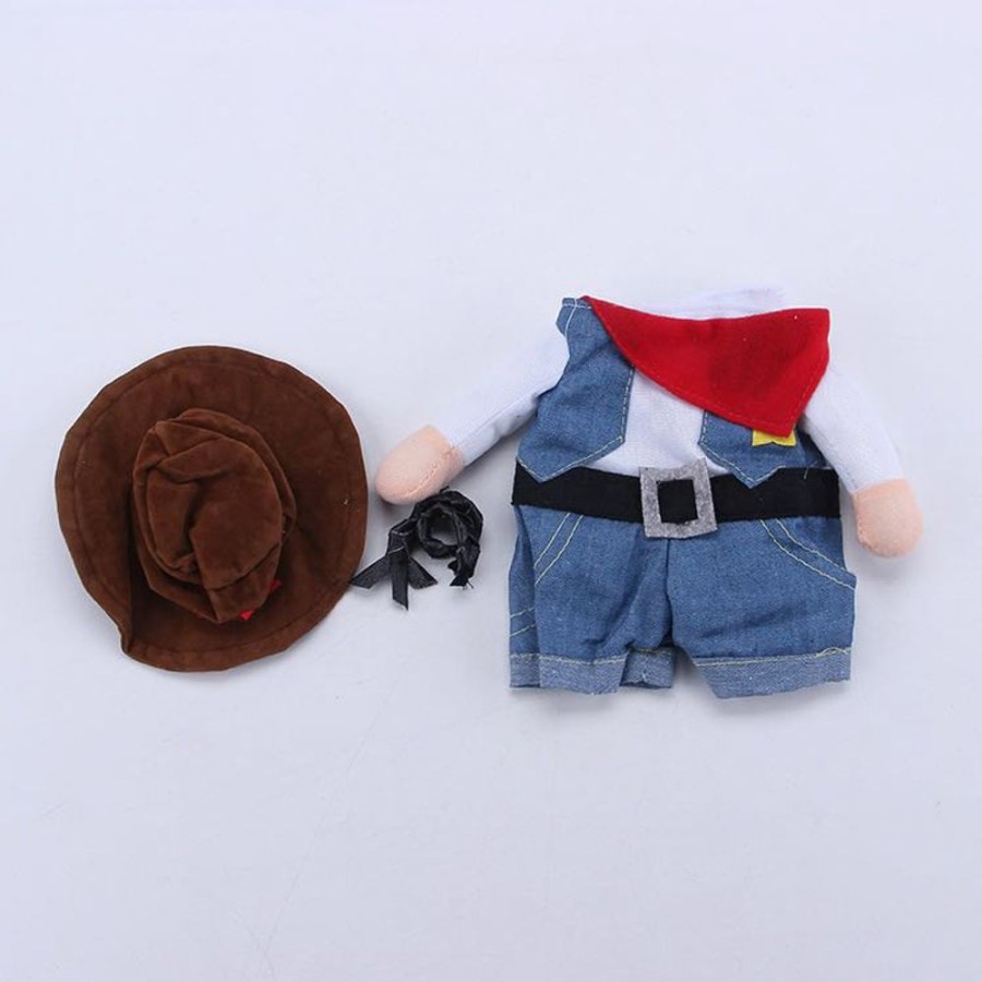 Pet Apparel (Continued) Pet Life | Rodeo Bones' Cowboy Pet Dog Costume Uniform