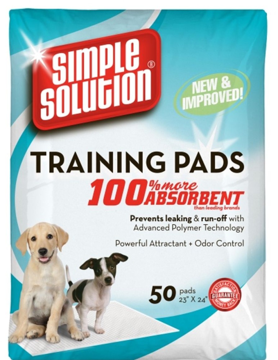 Stain, Odor & Clean-Up Products Simple Solution® | Simple Solution Original Training Pads - 50 Pad Pack