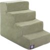 For The Home Majestic Pet Products | Sage Green Faux Suede Pet Stairs (4 Steps)