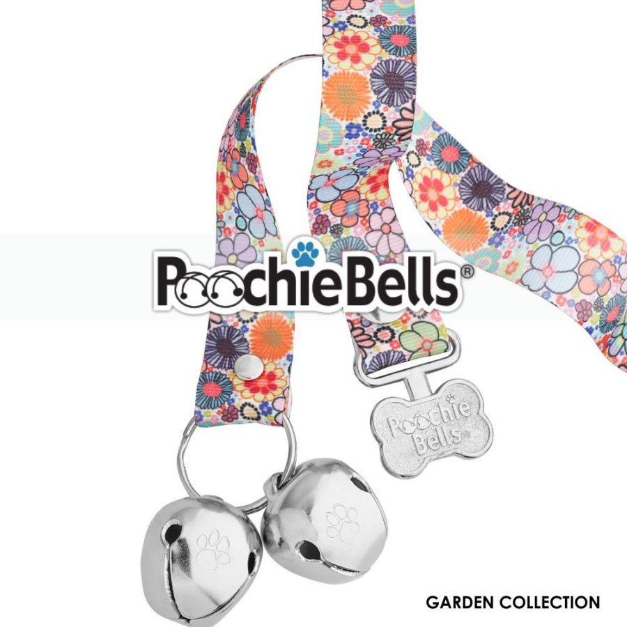 Training Poochie-Bells® | Poochiebells® Garden Party Collection Dog Doorbells