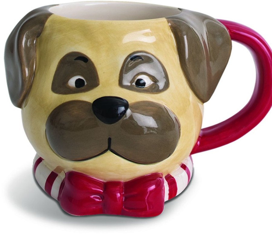 For The Home Punch Studio | Pug - Holiday Character Mug