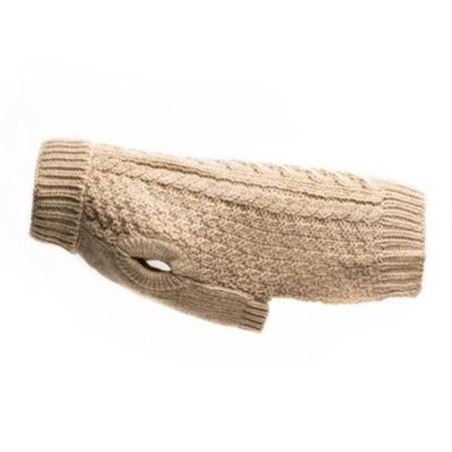 Pet Apparel (Continued) fabdog® | Oatmeal Super Chunky Turtleneck