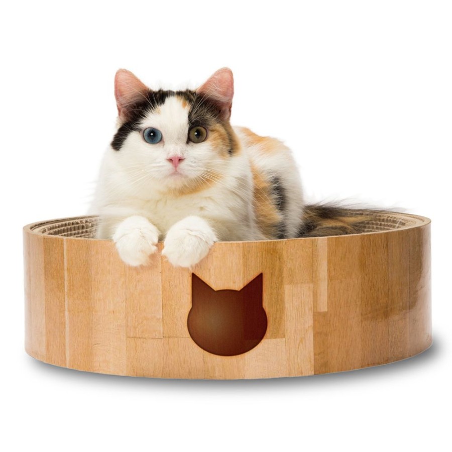 For Cats & Other Critters Necoichi | Cozy Cat Scratcher Bowl (Cat)