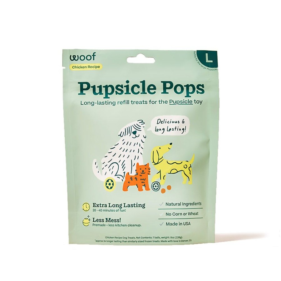 Treats Woof Pet | Pupsicle Pops - Long Lasting Treats For Pupsicle Toy