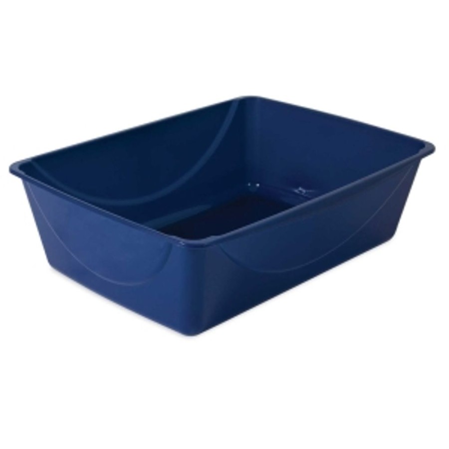 For Cats & Other Critters Petmate® | Petmate® Jumbo Basic Litter Box Sapphire Blue