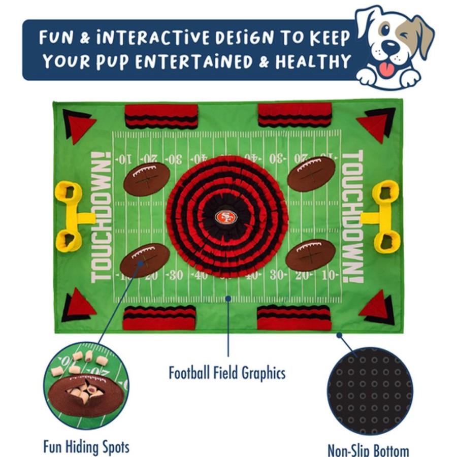 Toys & Playthings Pets First, Inc. | San Francisco 49Ers Snuffle Mat