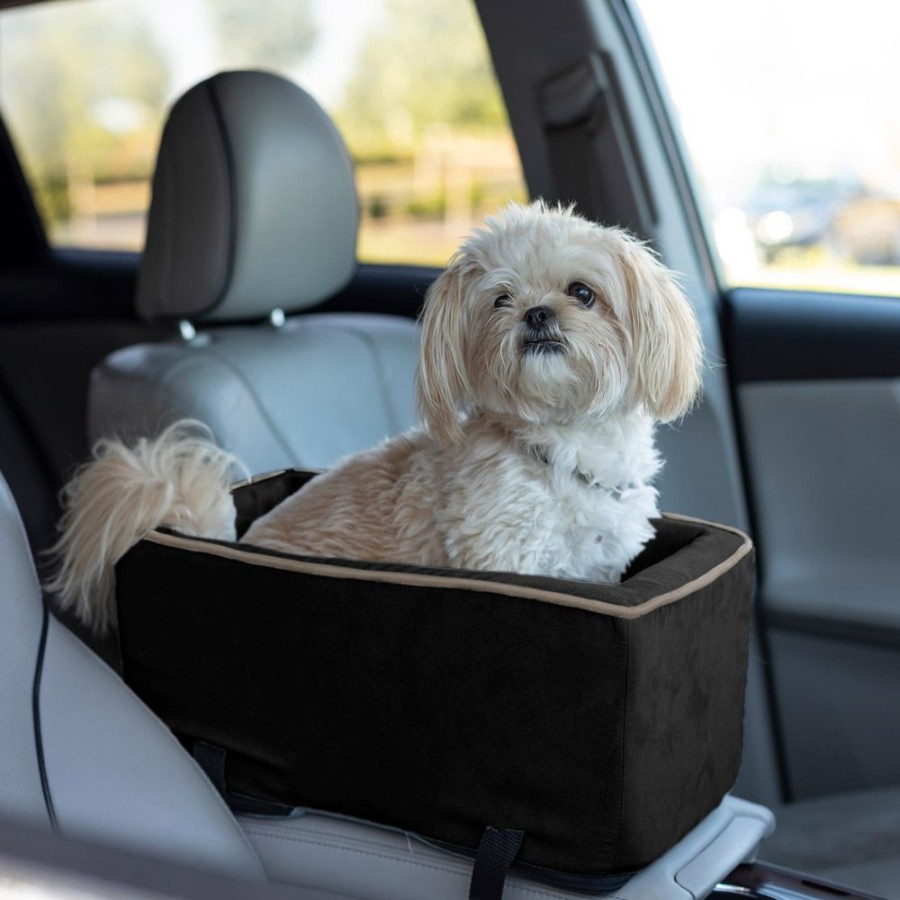 Travel Snoozer Pet Products | Snoozer Luxury Console Lookout® Dog Car Seat - Microsuede