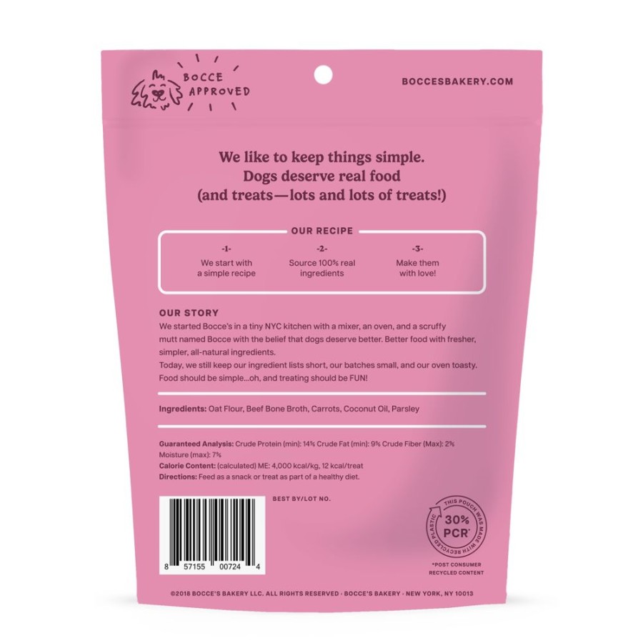 Treats Bocce's Bakery | Bocce'S Bakery Bone Broth Biscuit Dog Treats 5Oz