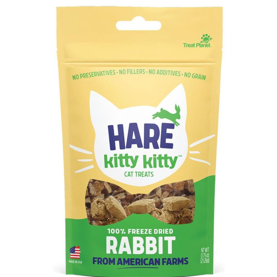 For Cats & Other Critters Kitty Kitty™ | Kitty Kitty Hare Freeze Dried Rabbit Treat .9Oz