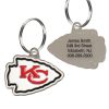 Collars, Leads & Accessories Pets First, Inc. | Nfl Kansas City Chiefs Dog Tag