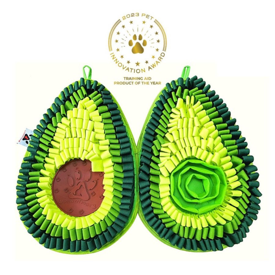 Bowls & Feeding Supplies PawzNDogz™ | Pawzndogz Snuffle Mat - Delicious Avocado (2 Halves = 1 Unit)