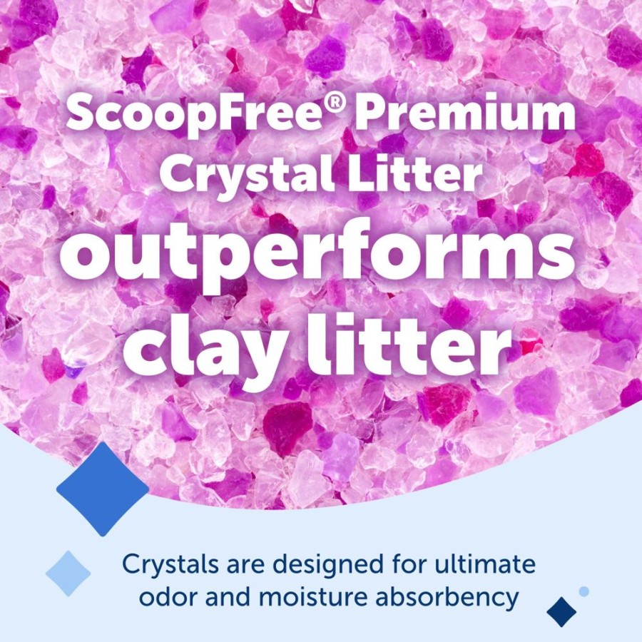 For Cats & Other Critters ScoopFree | Scoopfree® Premium Crystal Litter 8 Lb Bag