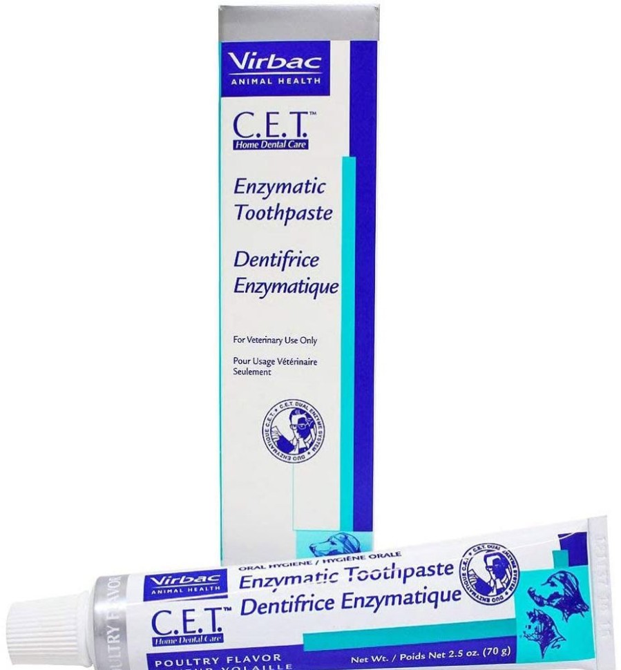 Grooming & Shampoos VetriScience | Virbac C.E.T. Enzymatic Toothpaste For Dogs And Cats - 2.5 Oz