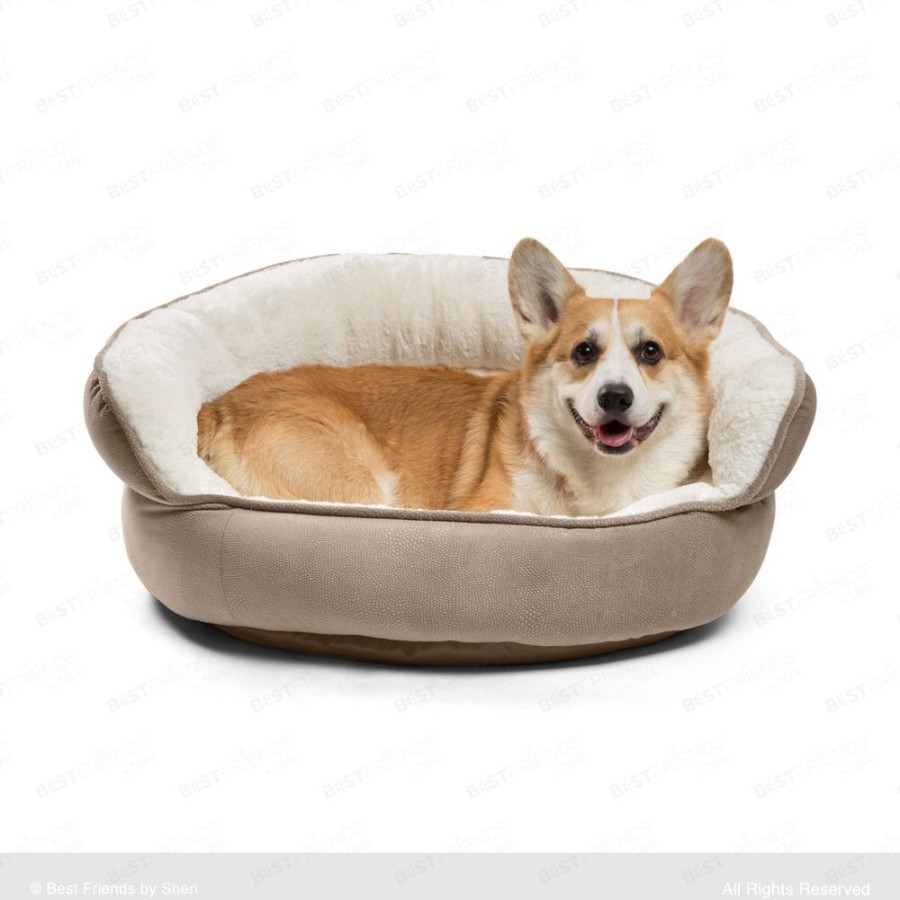 Beds, Crates, Etc. Best Friends By Sheri | Wheat Jumbo Ilan Orthocomfort Throne Cuddler