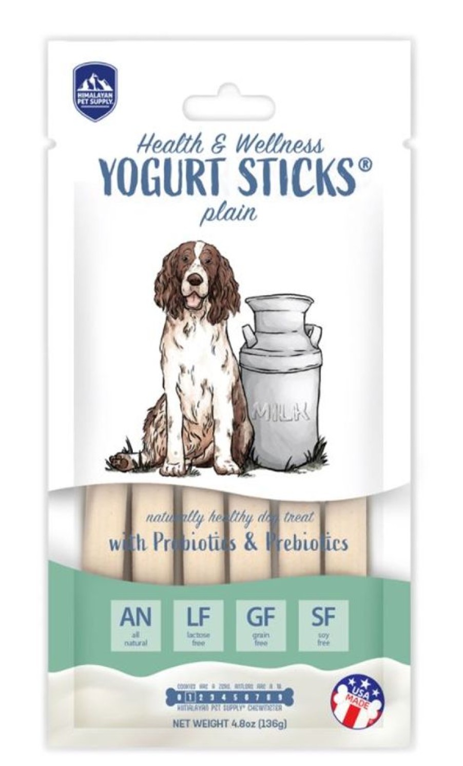 Treats Himalayan Dog Chews | Himalayan Dog Yogurt Sticks Plain 4.8Oz