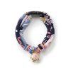 For Cats & Other Critters Necoichi | Chirimen Plum Blossom Cat Collar (Blue)