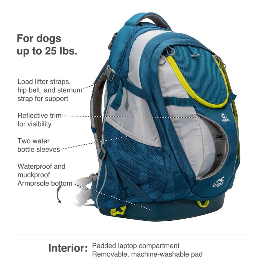 Totes & Carriers Kurgo | Kurgo G-Train K9 Dog Carrier Backpack