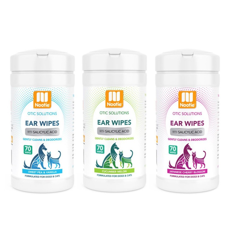 Grooming & Shampoos Nootie | Ear Wipes - 70 Count Canisters