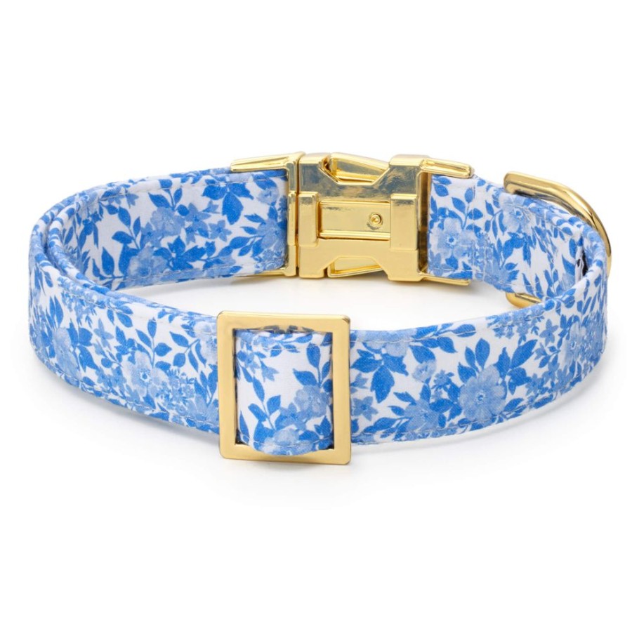 Collars, Leads & Accessories Foggy Dog | Blue Roses Dog Collar