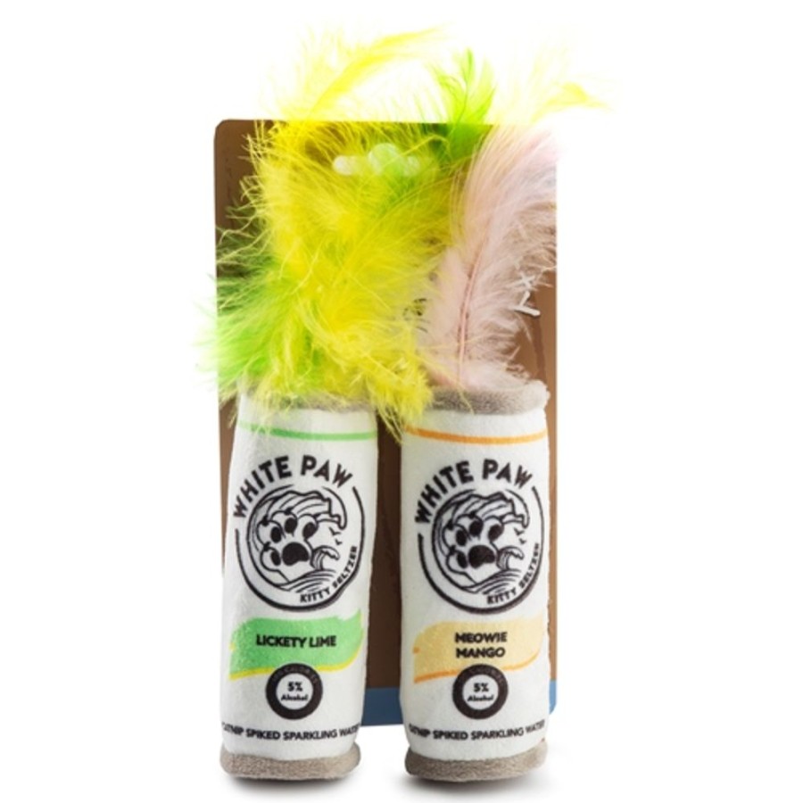 Toys & Playthings Haute Diggity Dog | White Paw (Mango & Lime) Organic Catnip Toys By Haute Diggity Dog + Kitty