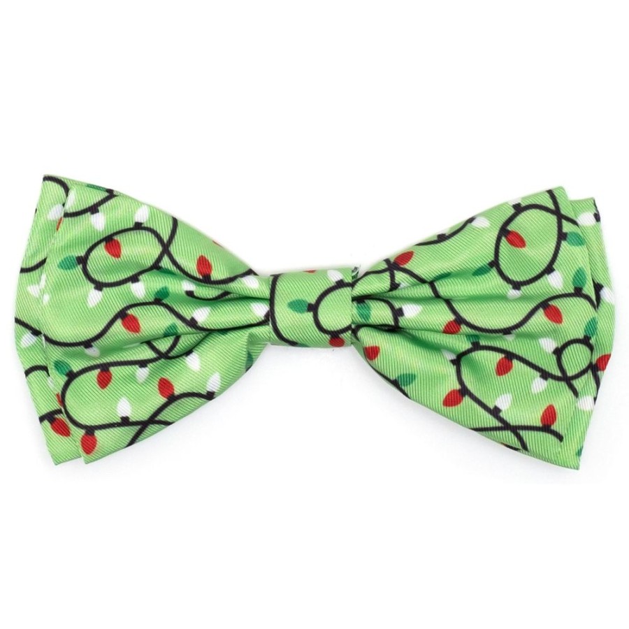 Special Occasion & Holiday The Worthy Dog | Lit Bow Tie